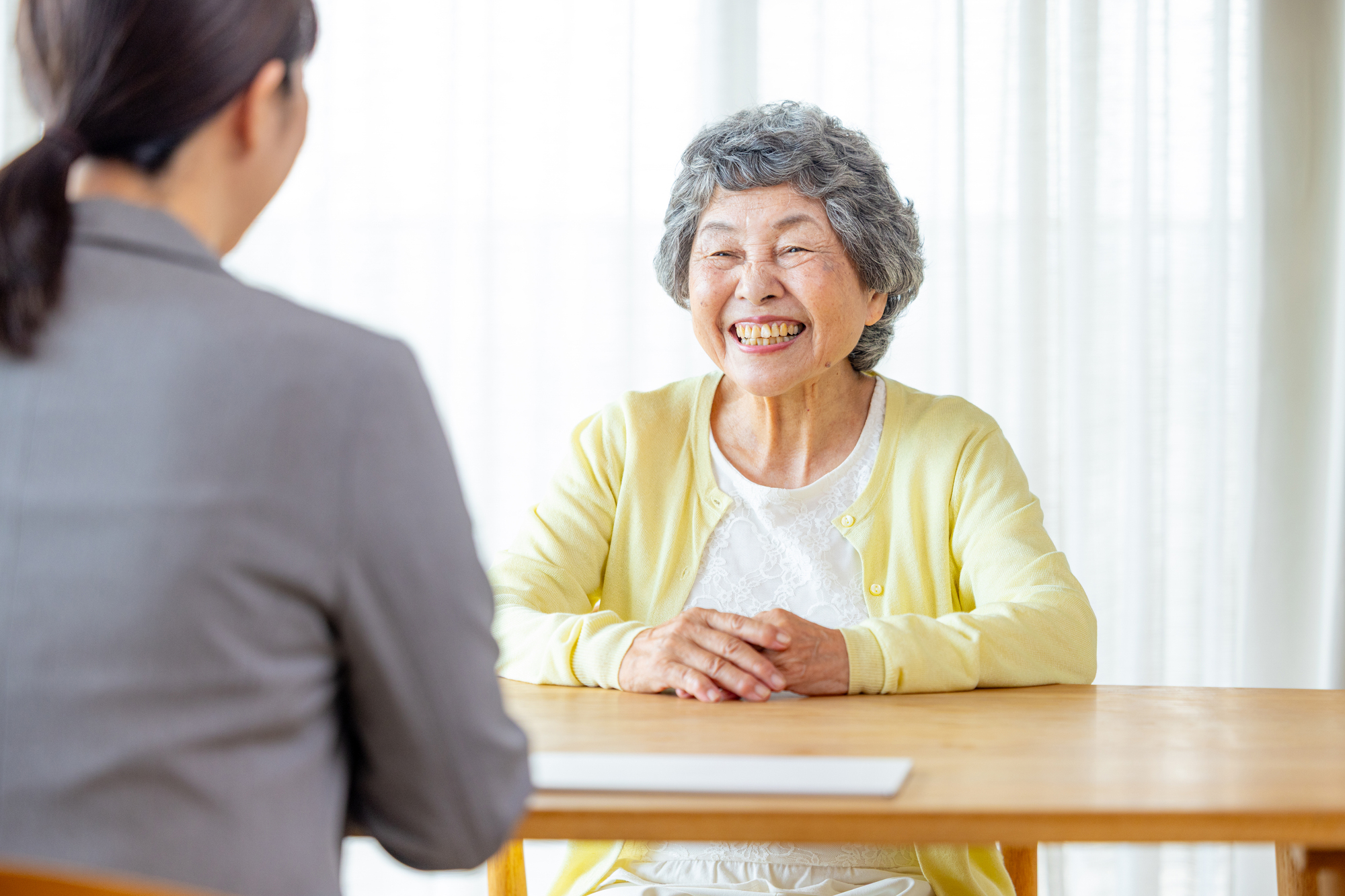 介護福祉士資格を持つスタッフが真心を込めて対応