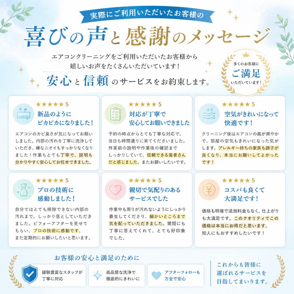 2. お客様の声！リアルな口コミ紹介