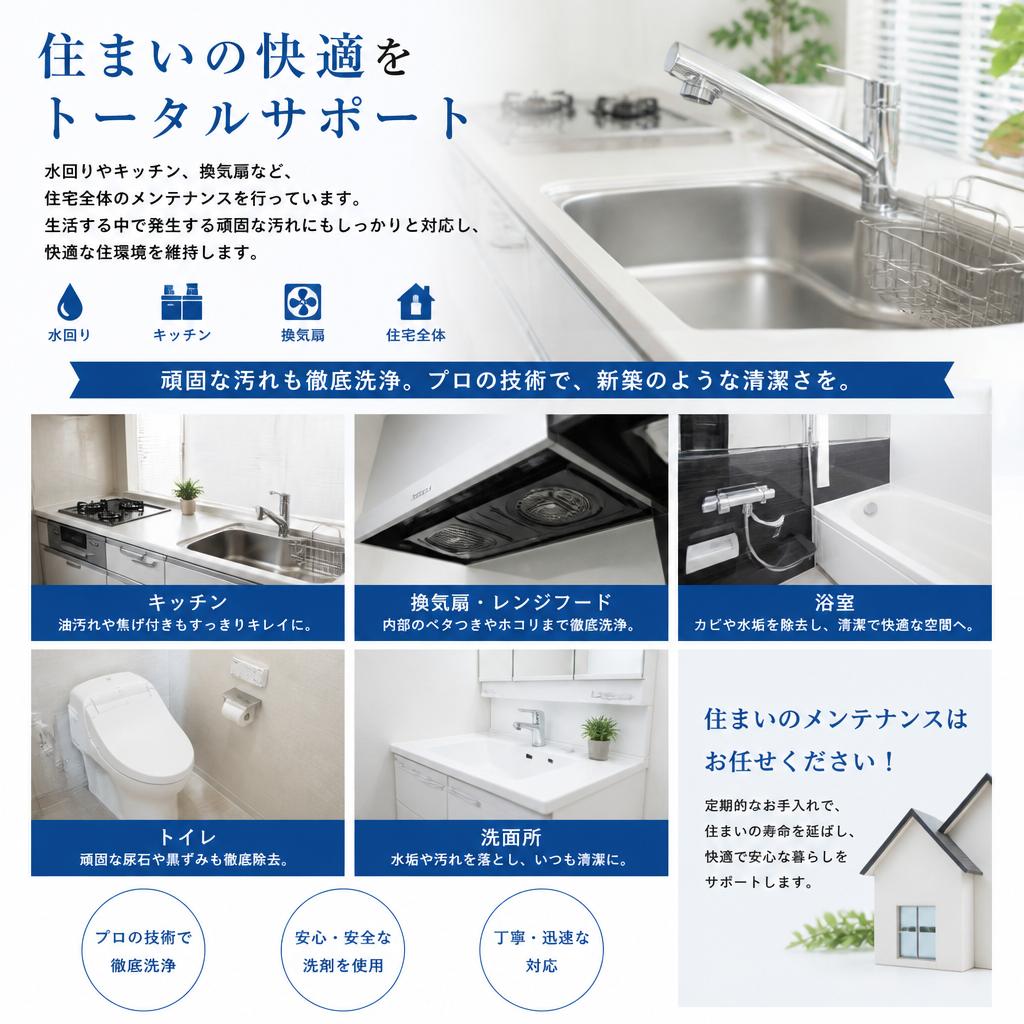 徹底した住宅メンテナンス