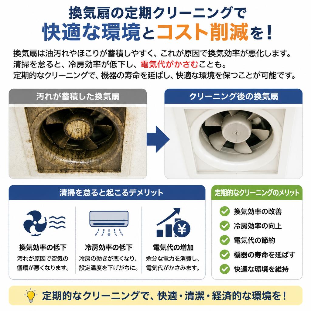 2. なぜ換気扇クリーニングが必要なのか？