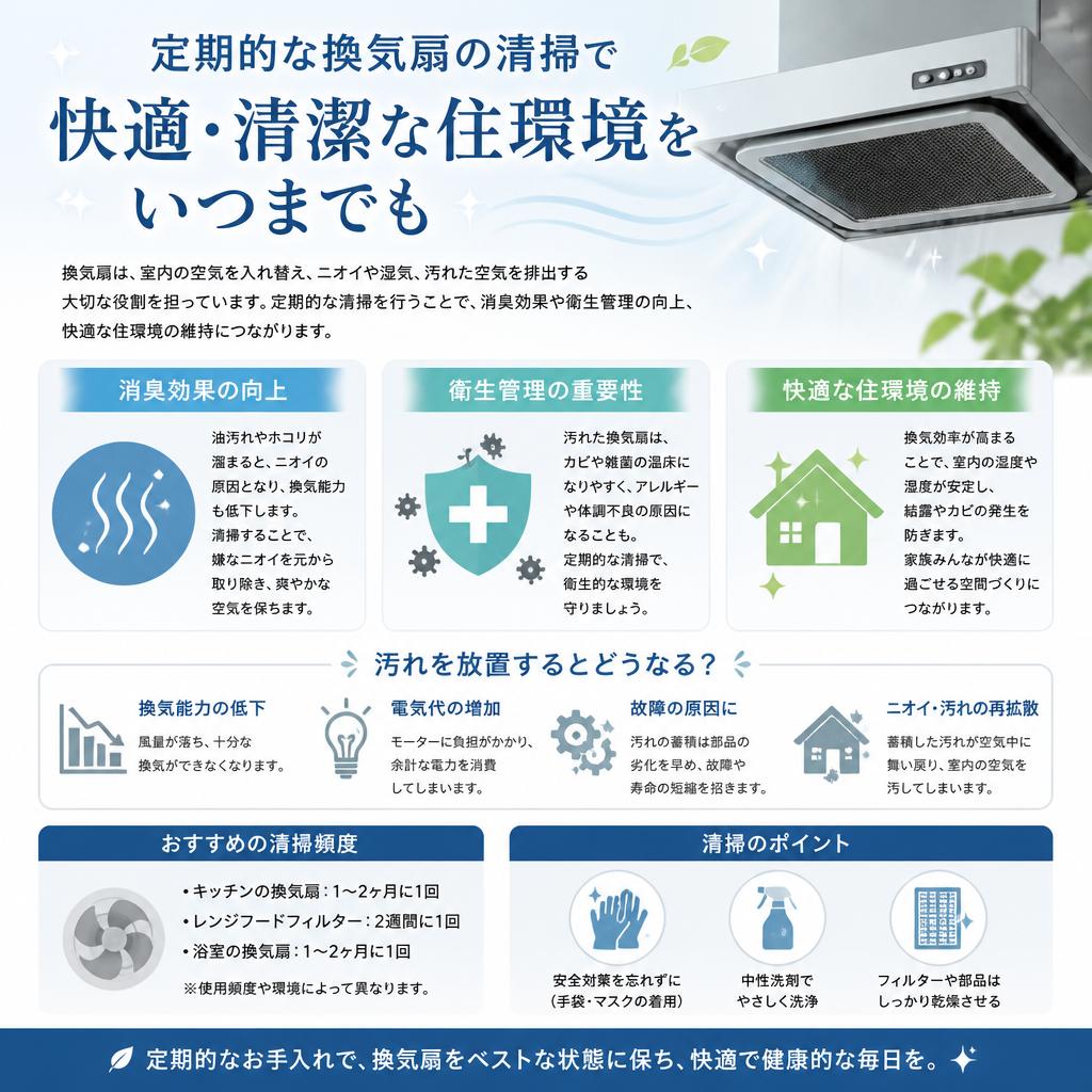 換気扇清掃のメリット